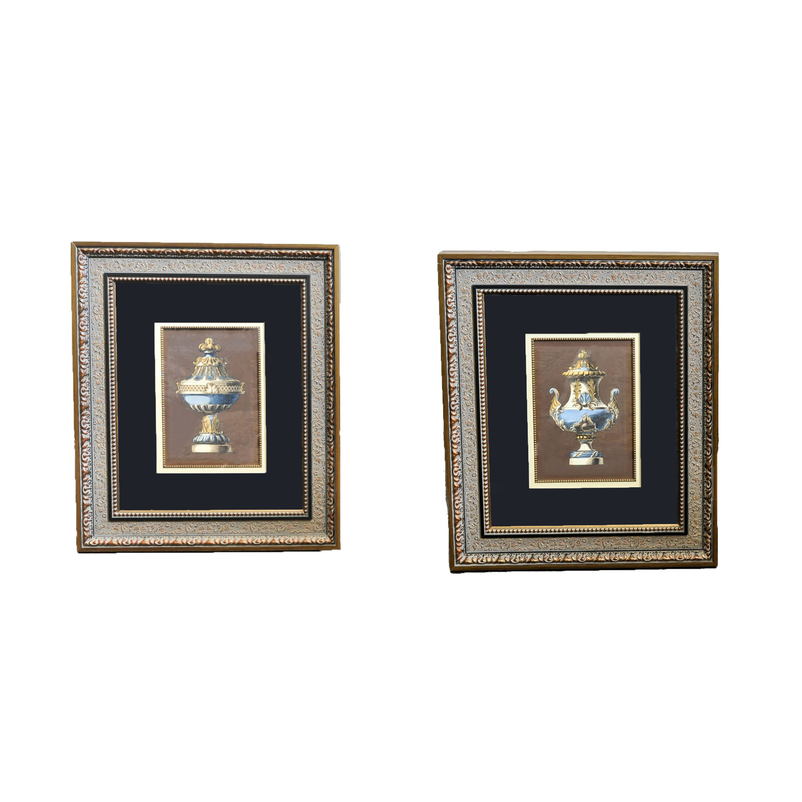 Pair of Framed Giclee Urn Prints