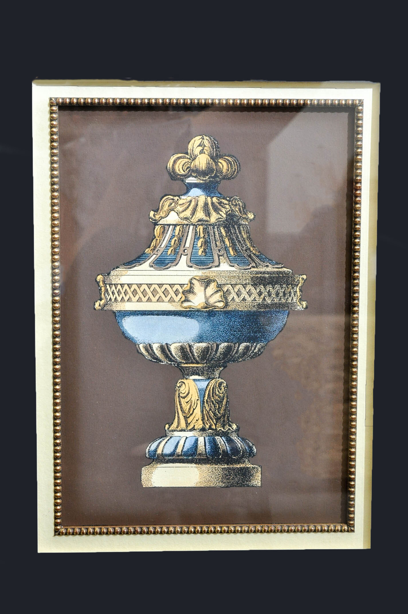 Pair of Framed Giclee Urn Prints