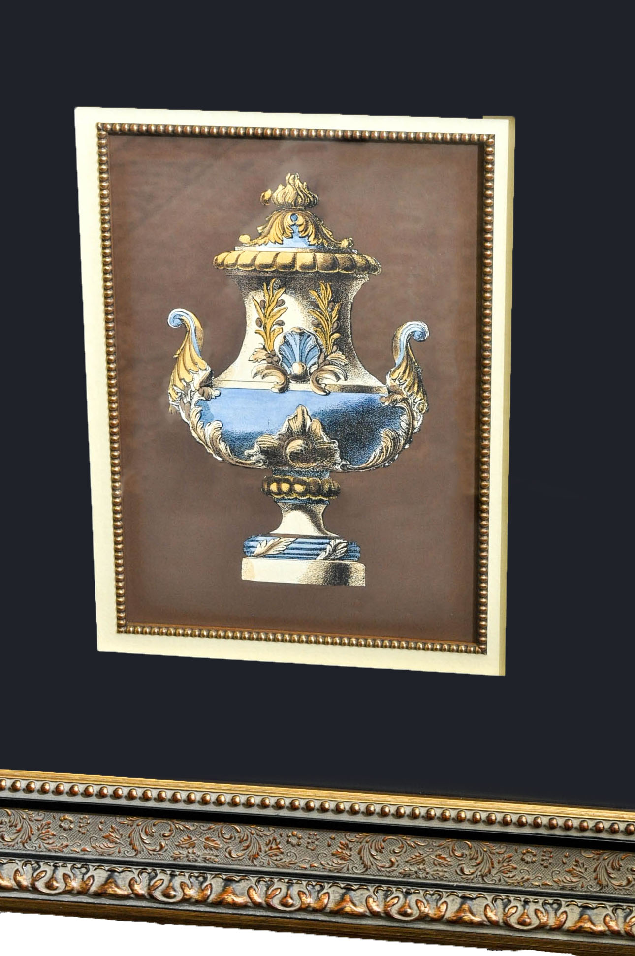 Pair of Framed Giclee Urn Prints