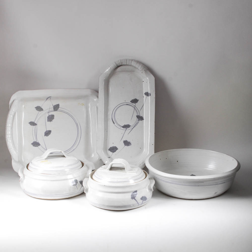 Handmade Stoneware Pottery Dishes and Bakeware