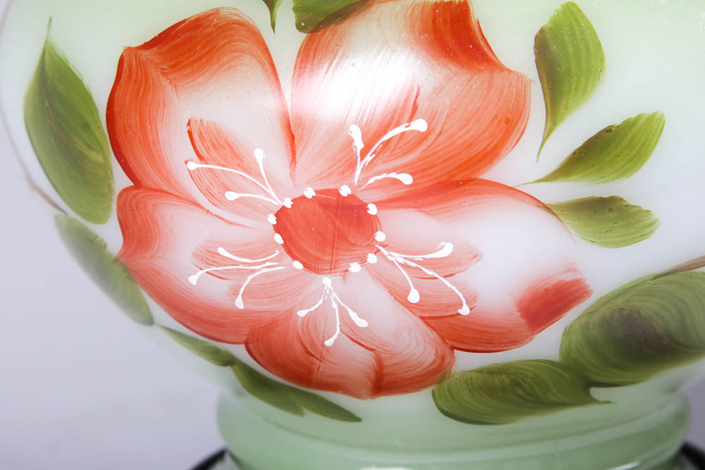 Hand-Painted Faux Gas Table Lamp