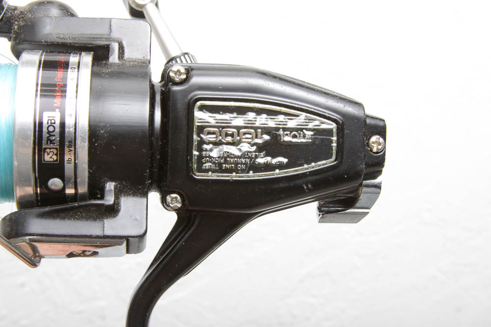 Fishing Reels with Tackle Box and Supplies