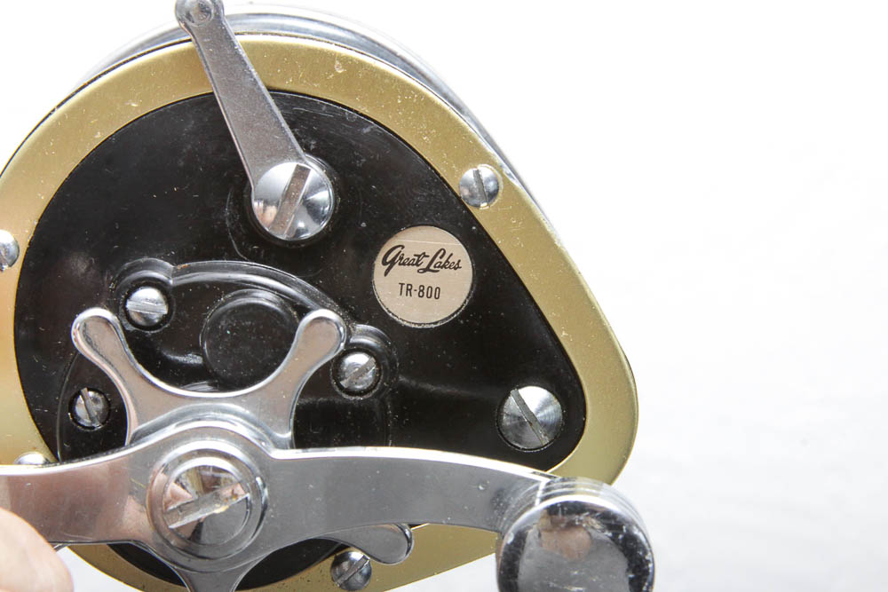 Fishing Reels with Tackle Box and Supplies