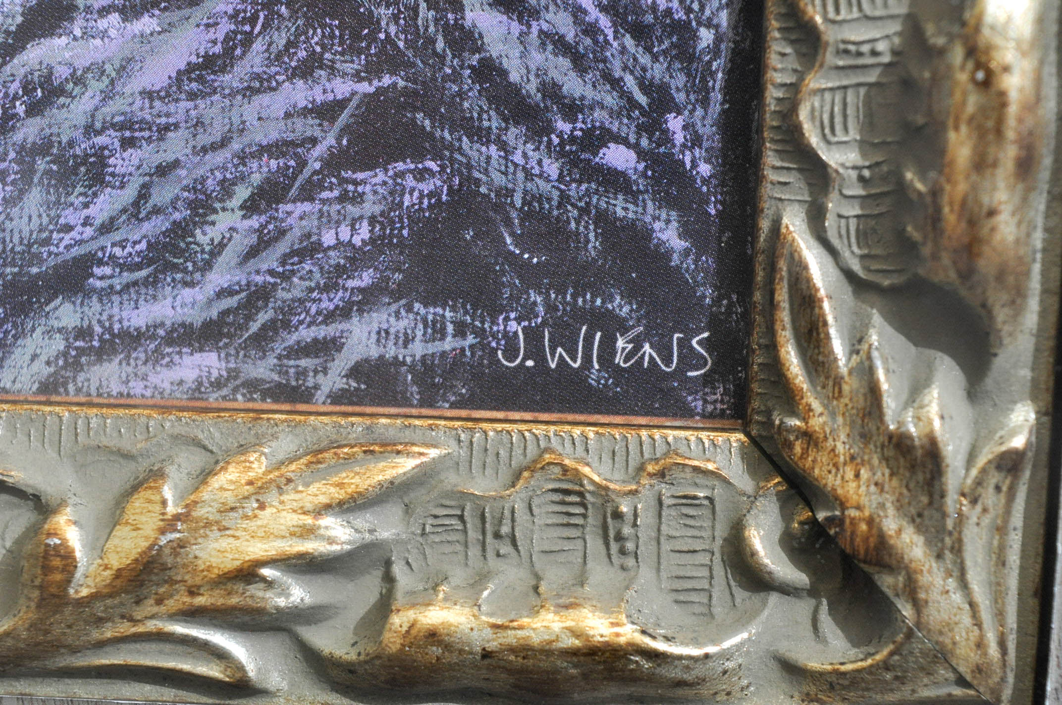 Pair of Offset Lithographs of Lavender Fields