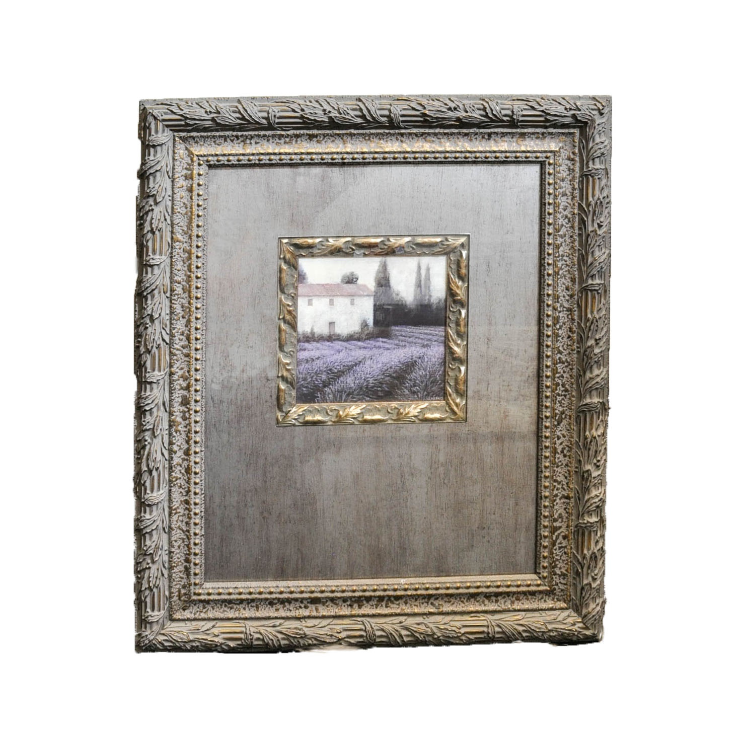 Pair of Offset Lithographs of Lavender Fields