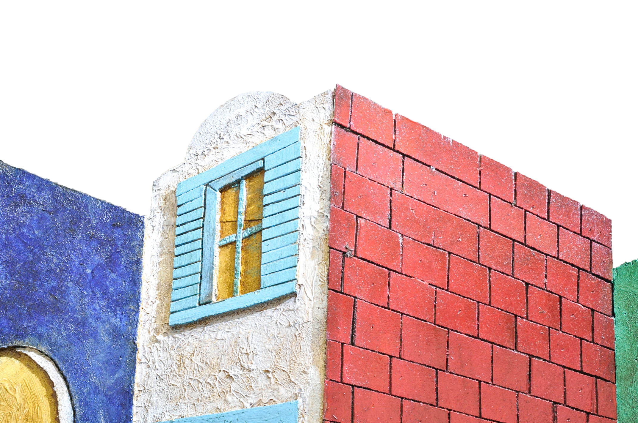 Decorative "Storefront" 3D Wooden Wall Hanging