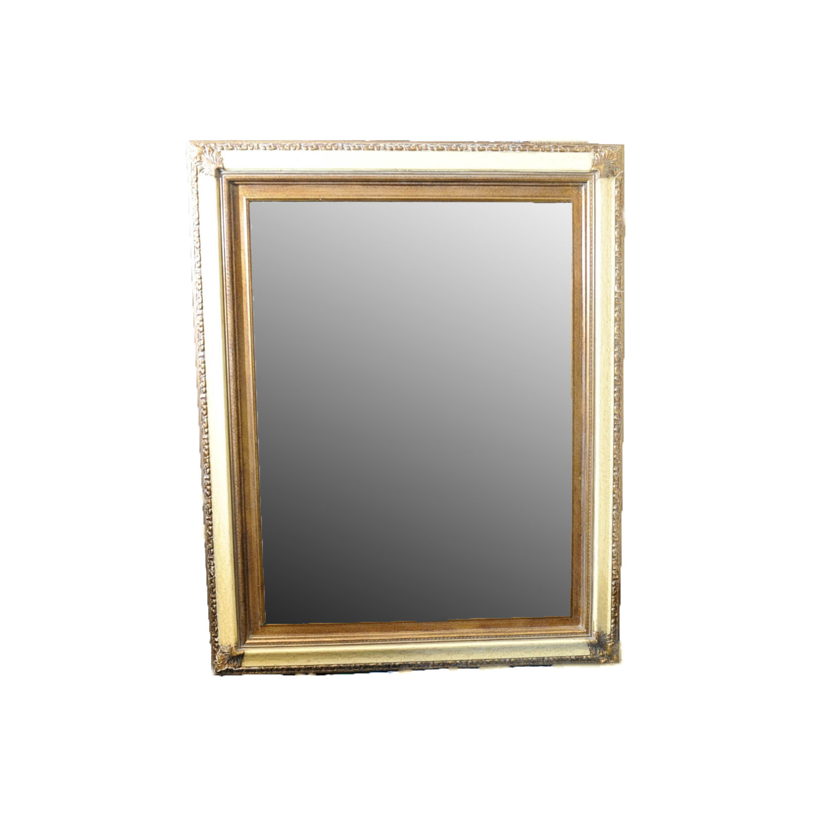 Gold Tone Wall Mirror