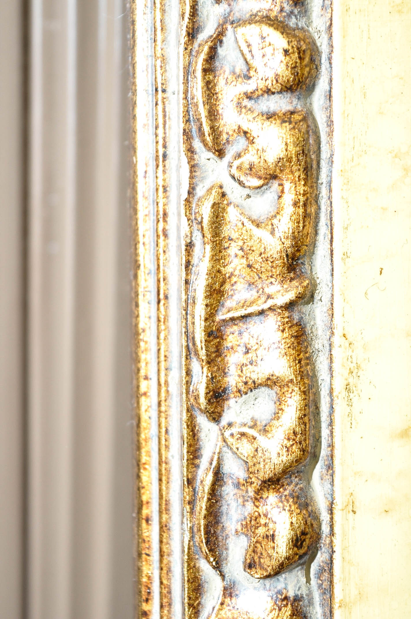 Gold Tone Wall Mirror