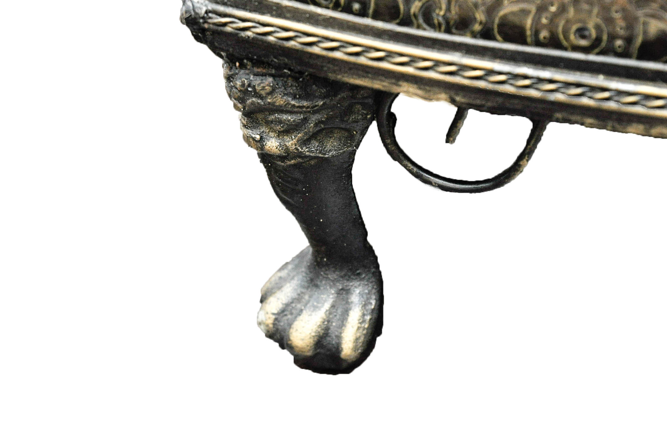 Set of Embossed Copper Tone Trunks