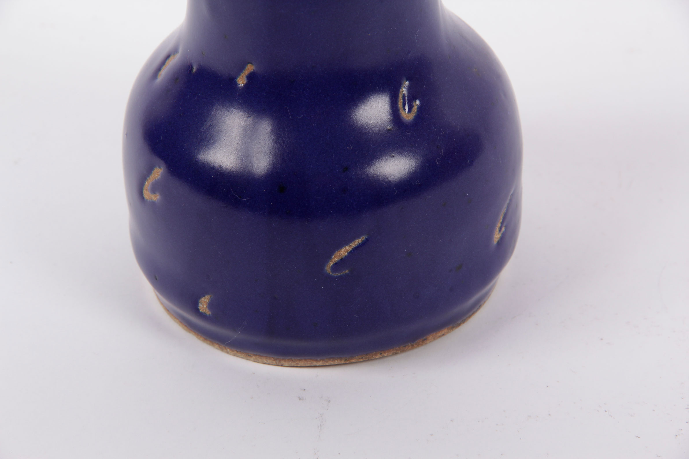 Hand Made Blue Ceramic Vase