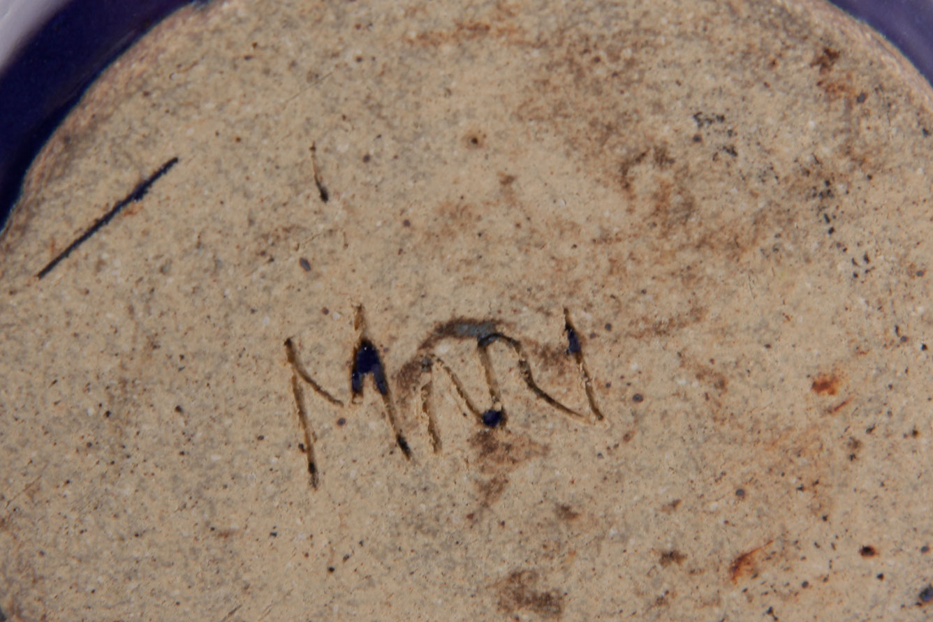 Hand Made Blue Ceramic Vase
