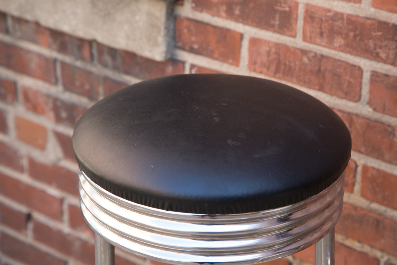 Pair Of Industrial Style Bar Stools