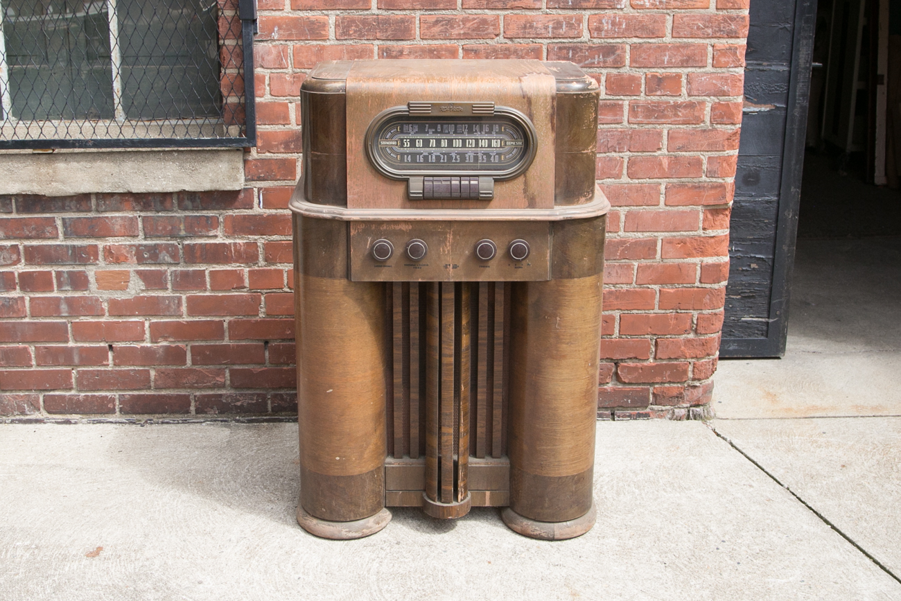 Vintage RCA Victor Radio Cabinet
