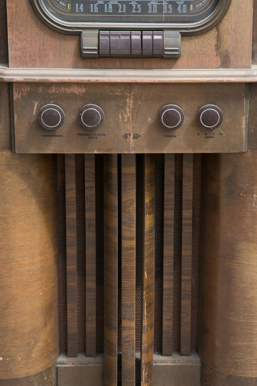 Vintage RCA Victor Radio Cabinet