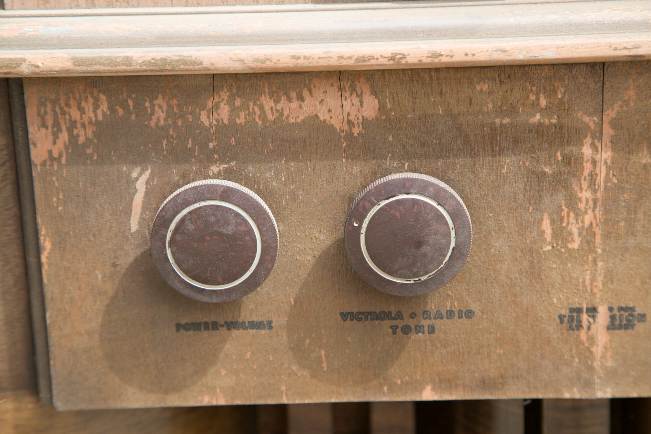 Vintage RCA Victor Radio Cabinet