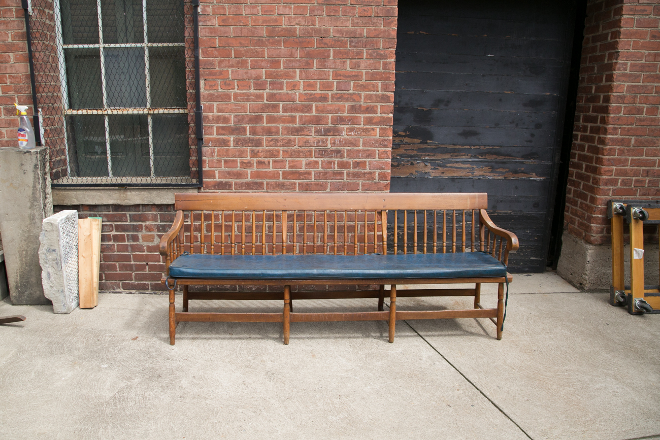 Federal Style Walnut Bench