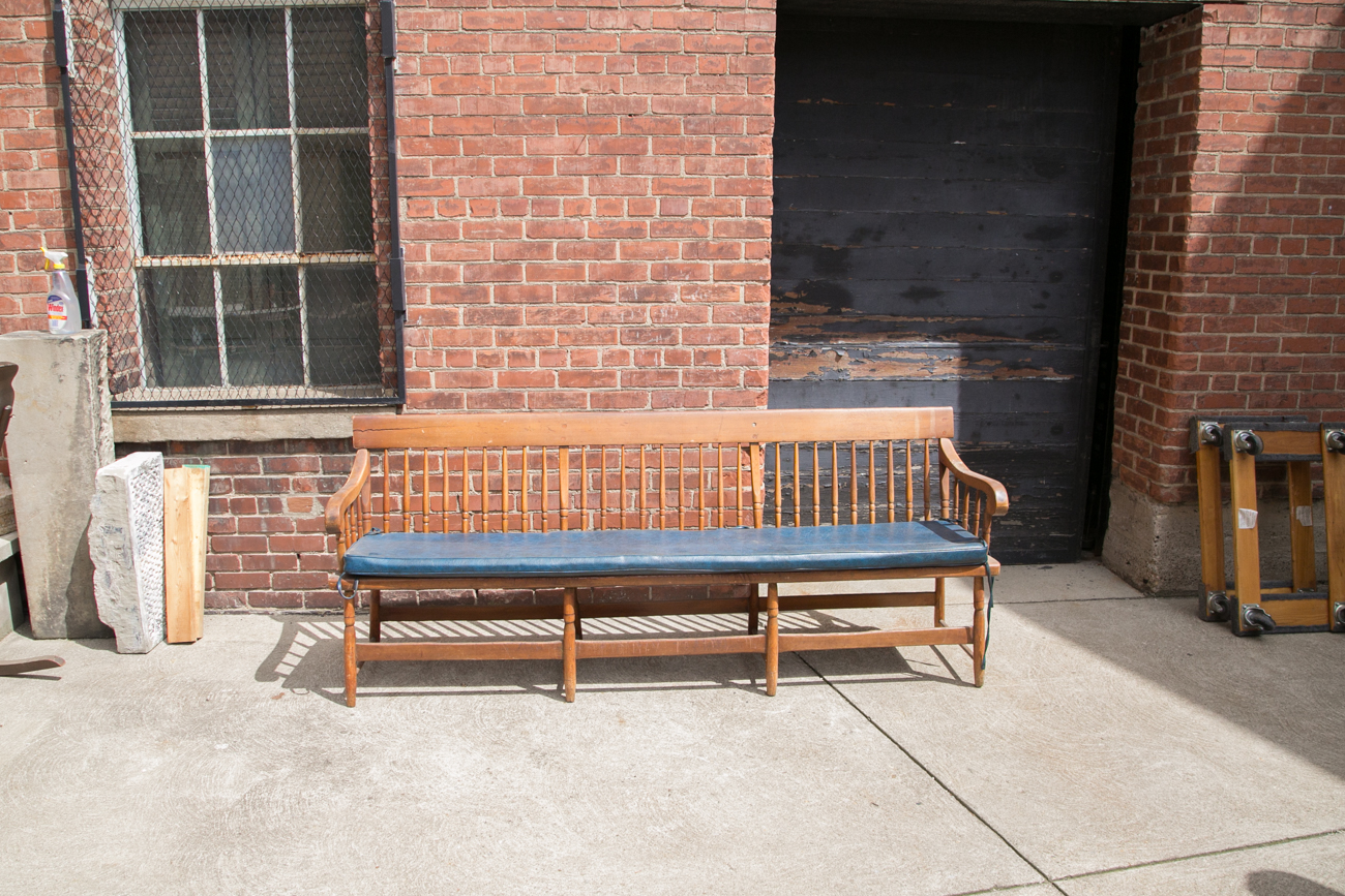 Federal Style Walnut Bench