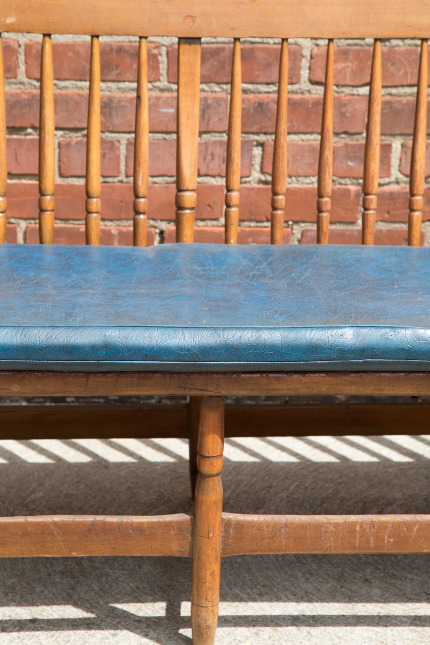 Federal Style Walnut Bench