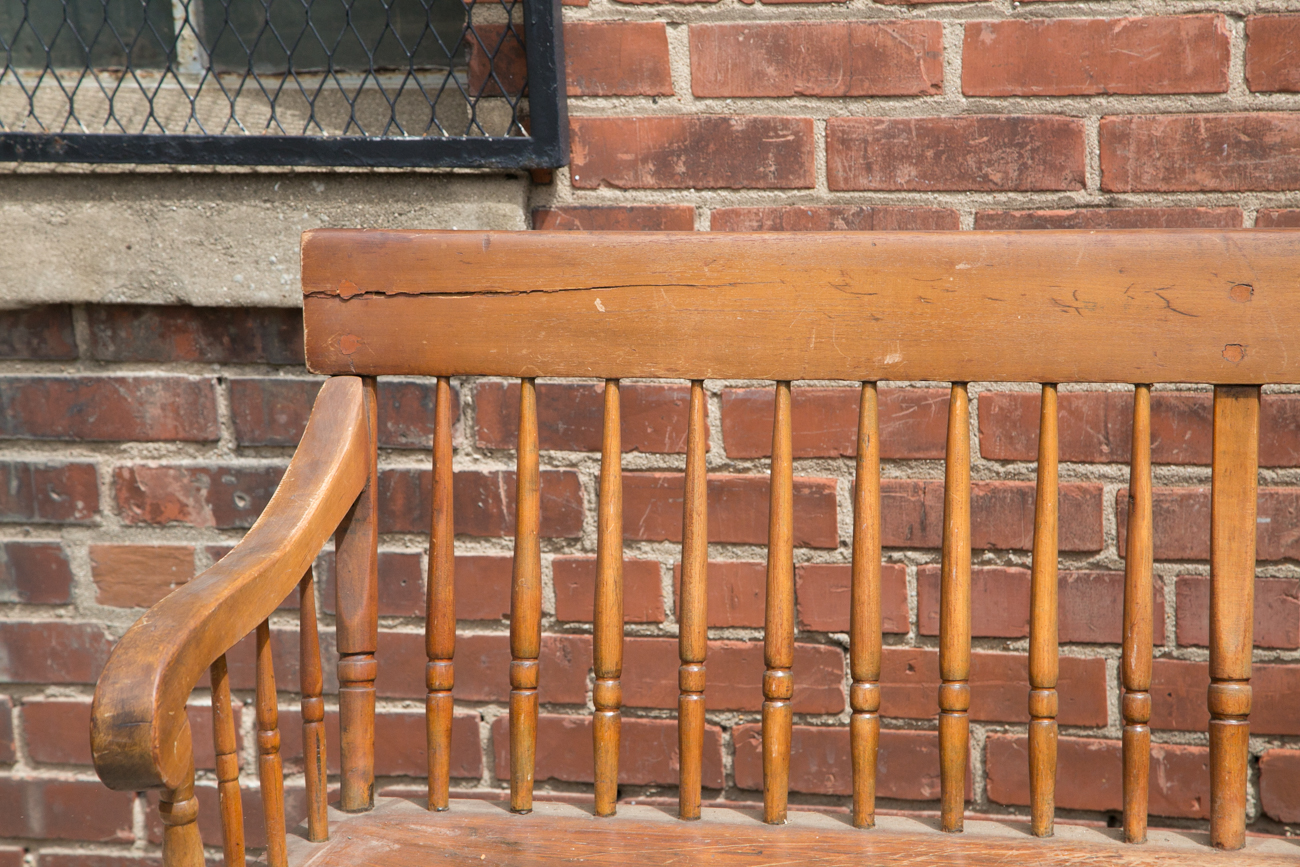 Federal Style Walnut Bench