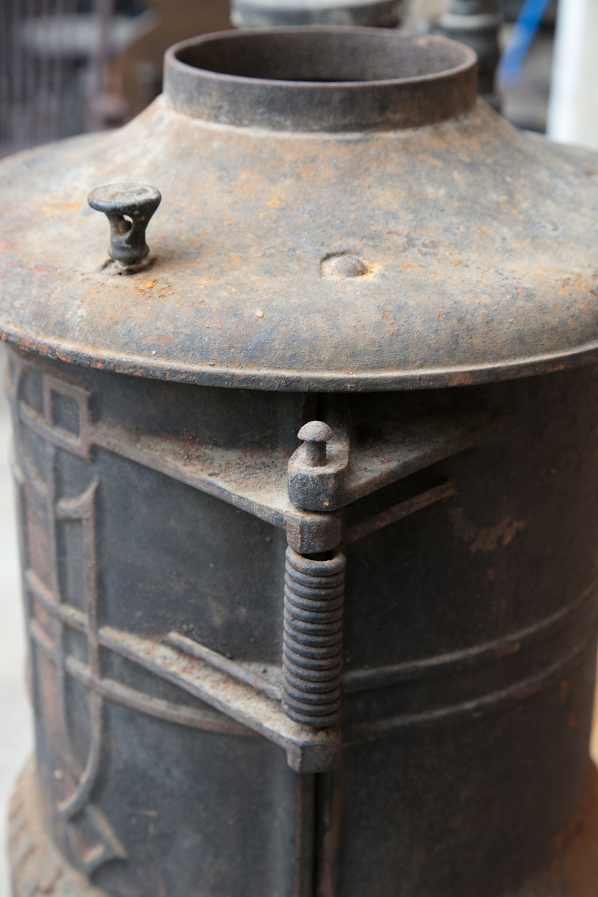 Early 1900s Pittsburg Bungalow Cast Iron Water Heater