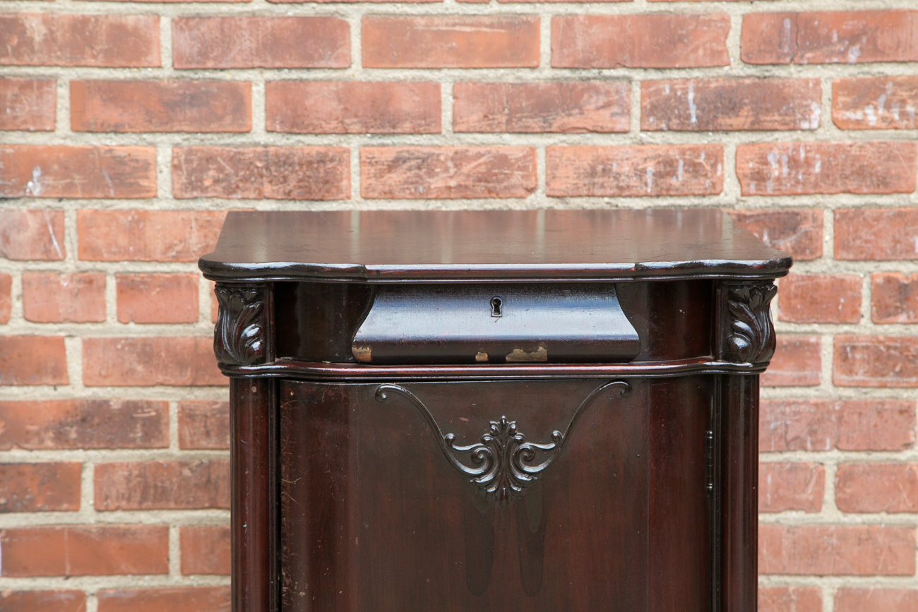 Vintage Wooden Sheet Music Cabinet