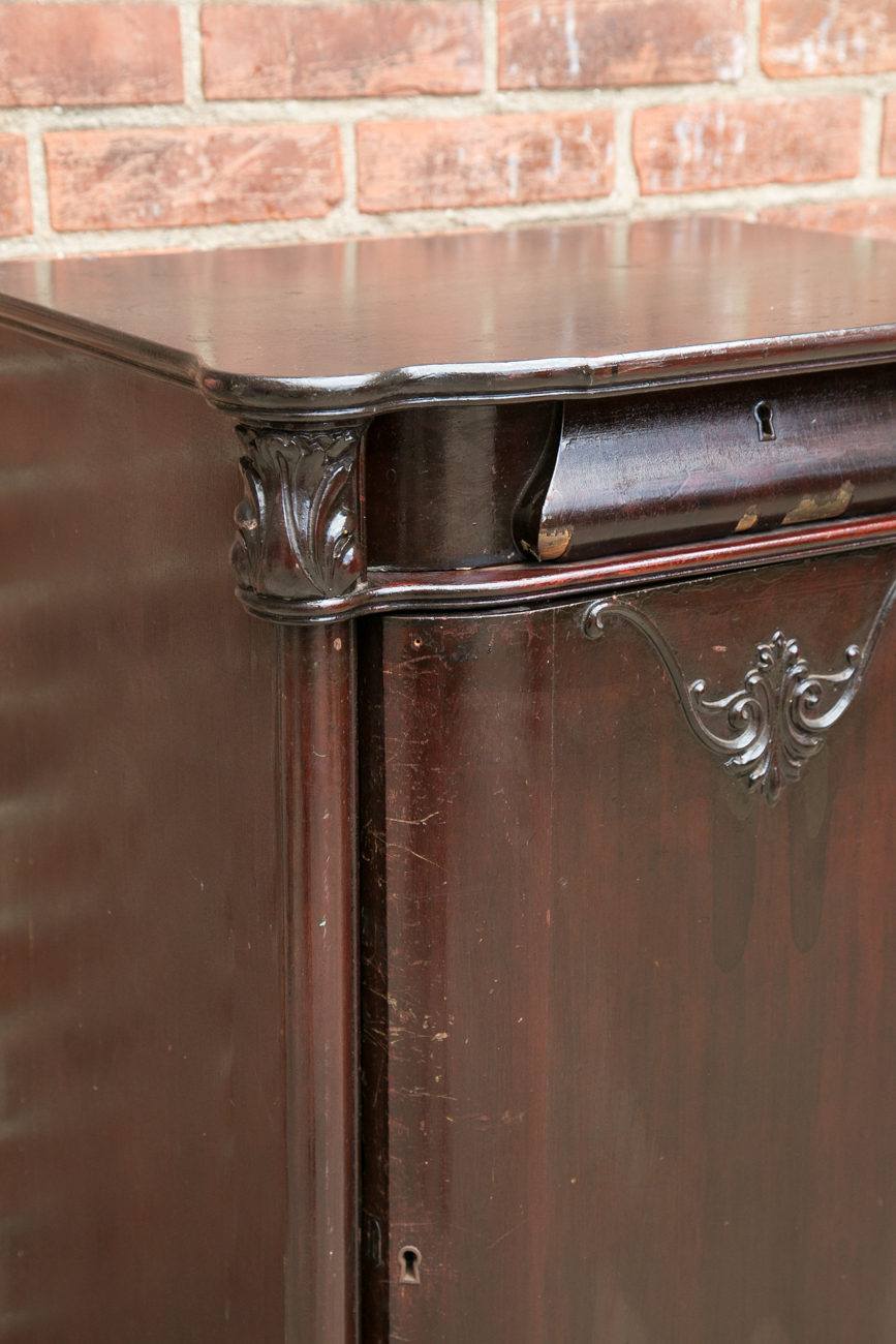 Vintage Wooden Sheet Music Cabinet