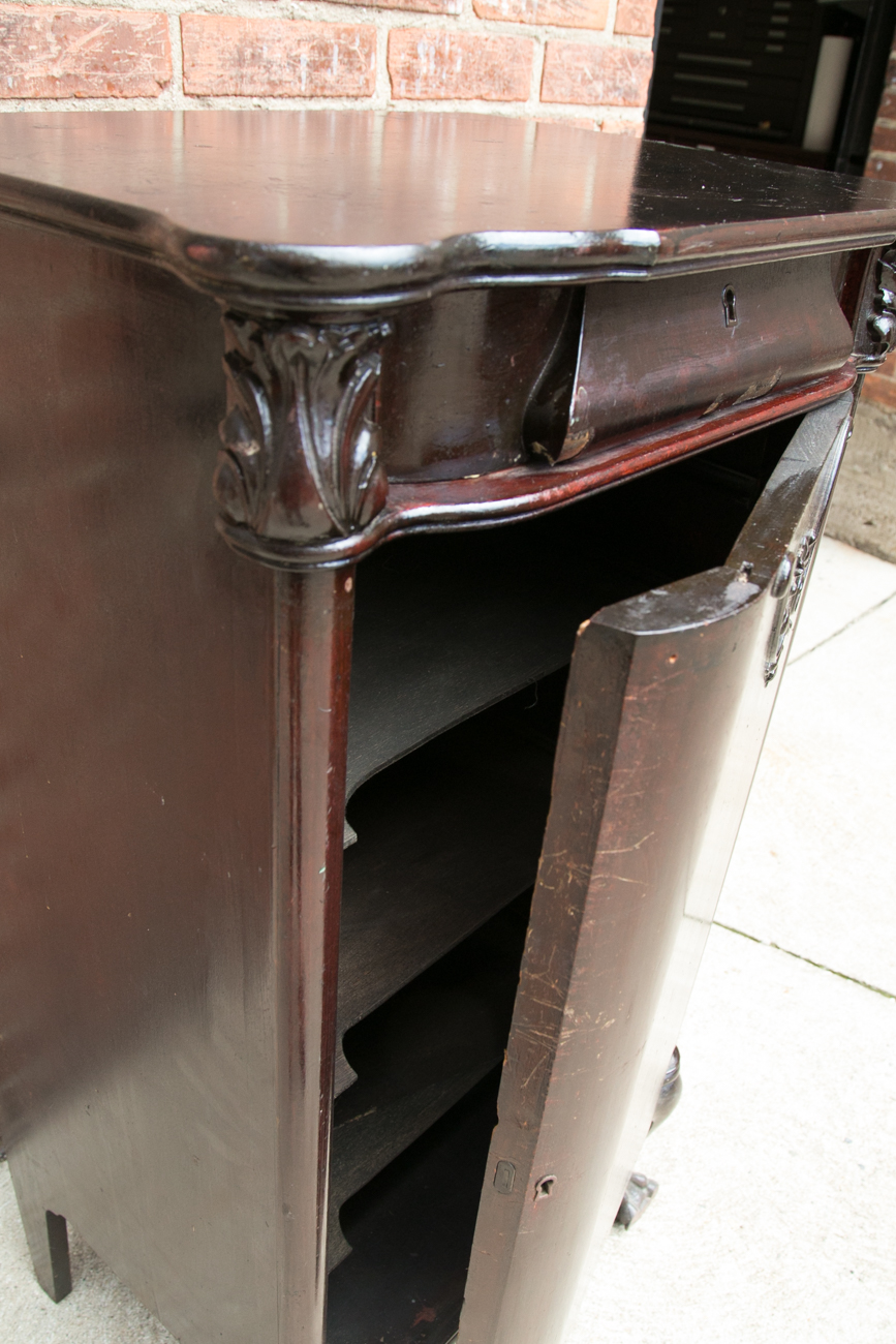 Vintage Wooden Sheet Music Cabinet