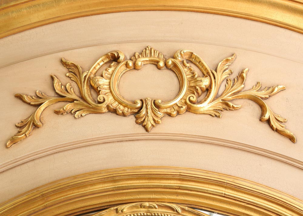 Monumental Gold Gilt Wall Mirror