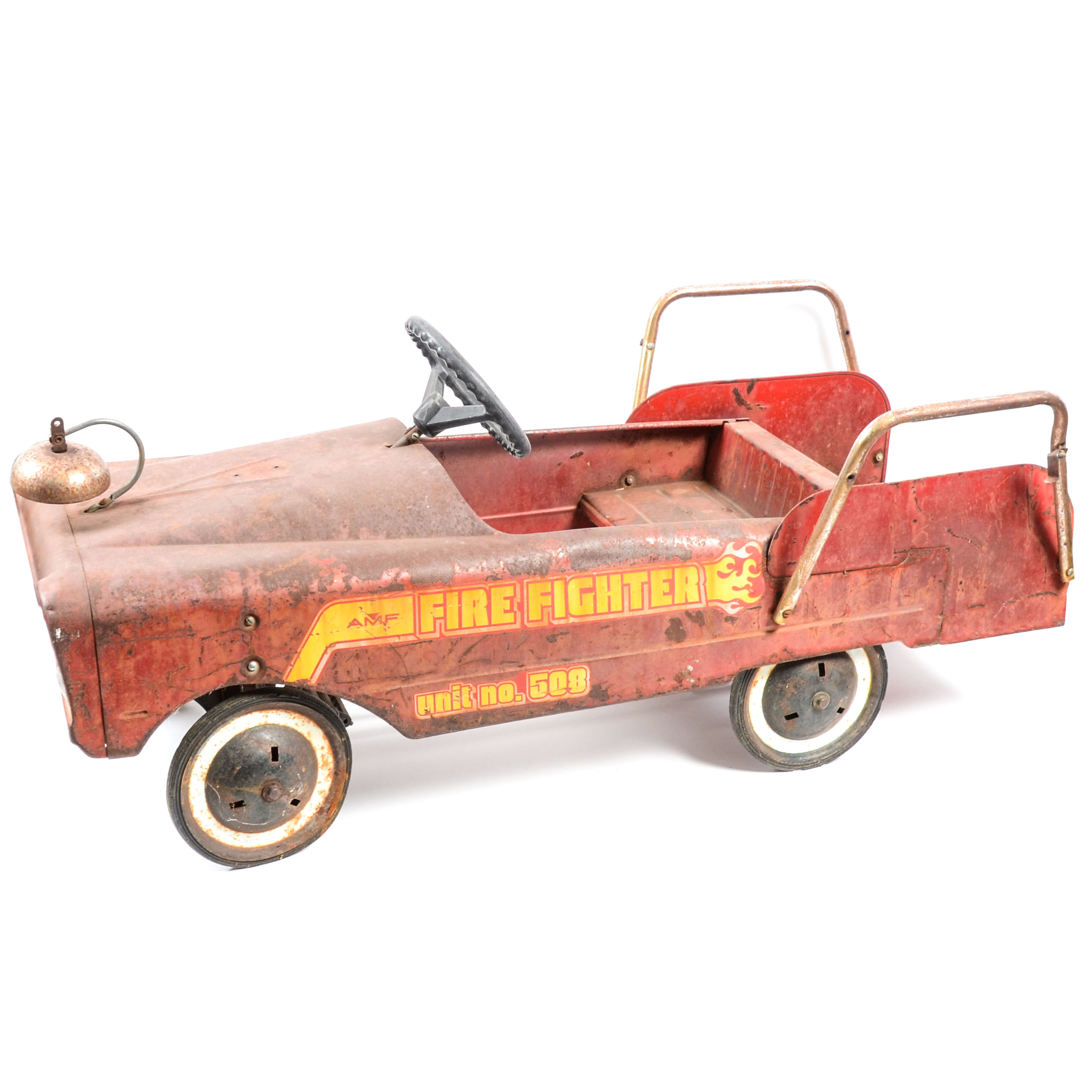 Vintage Fire Fighter Pedal Car