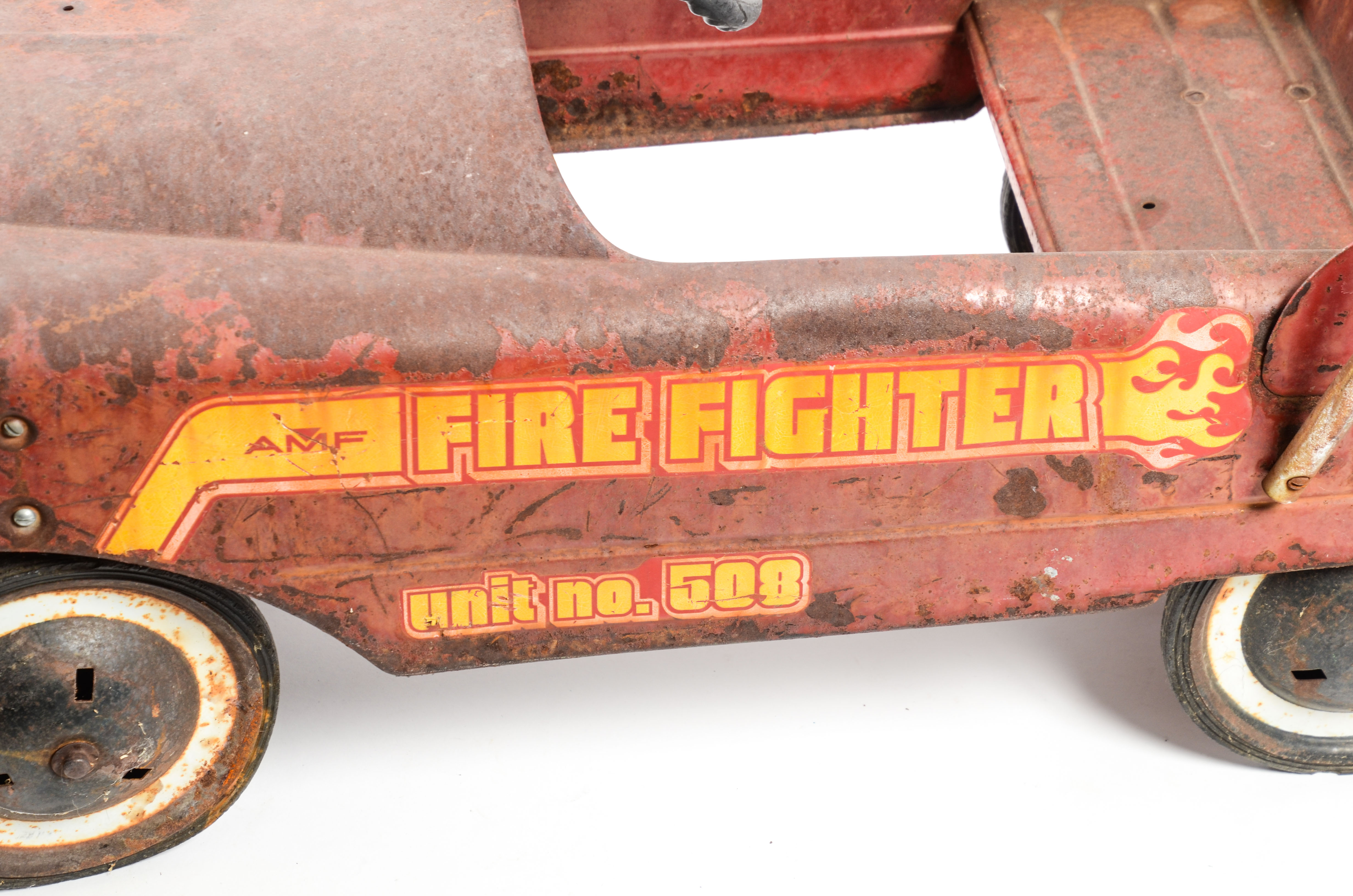 Vintage Fire Fighter Pedal Car