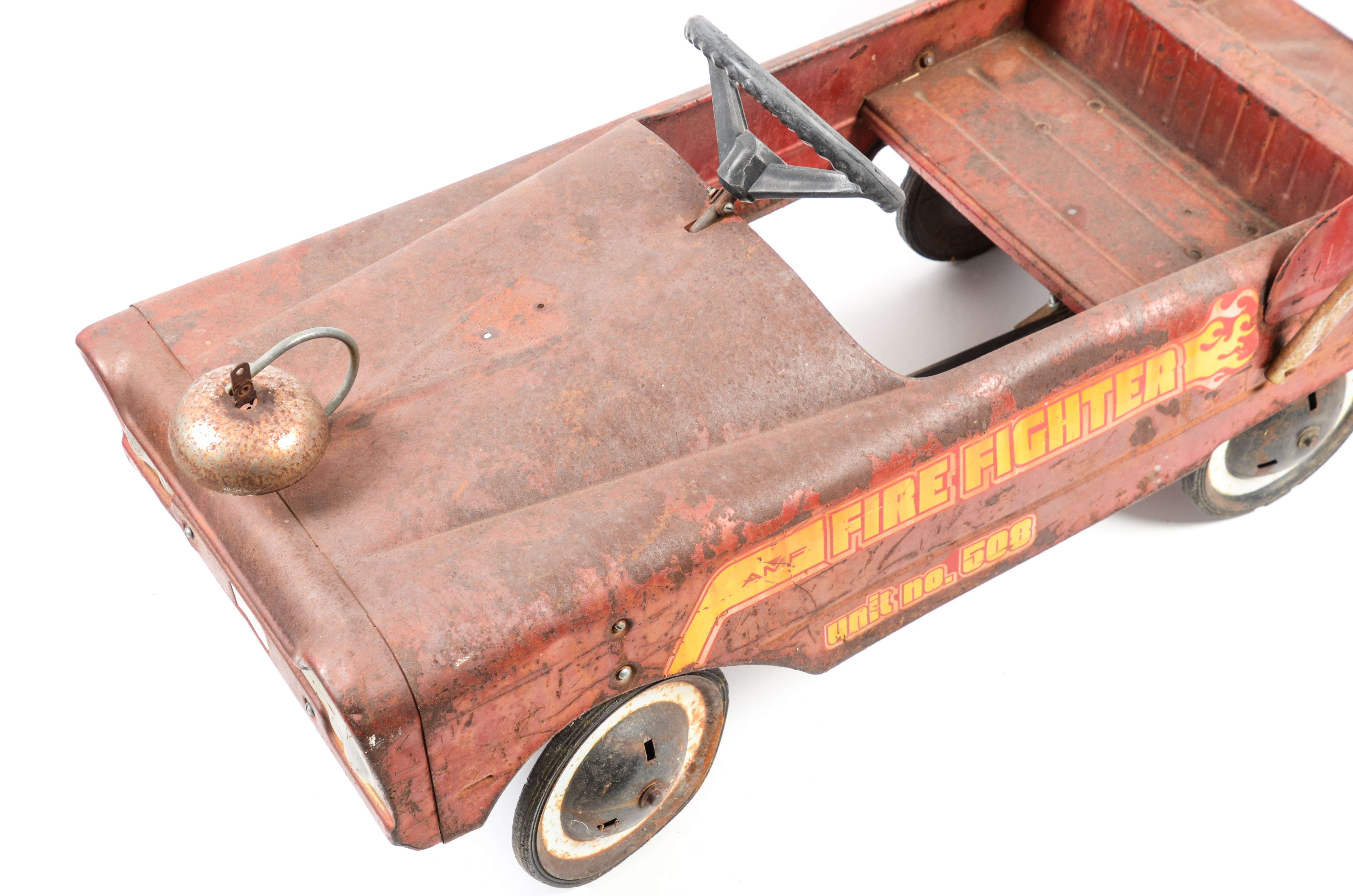 Vintage Fire Fighter Pedal Car
