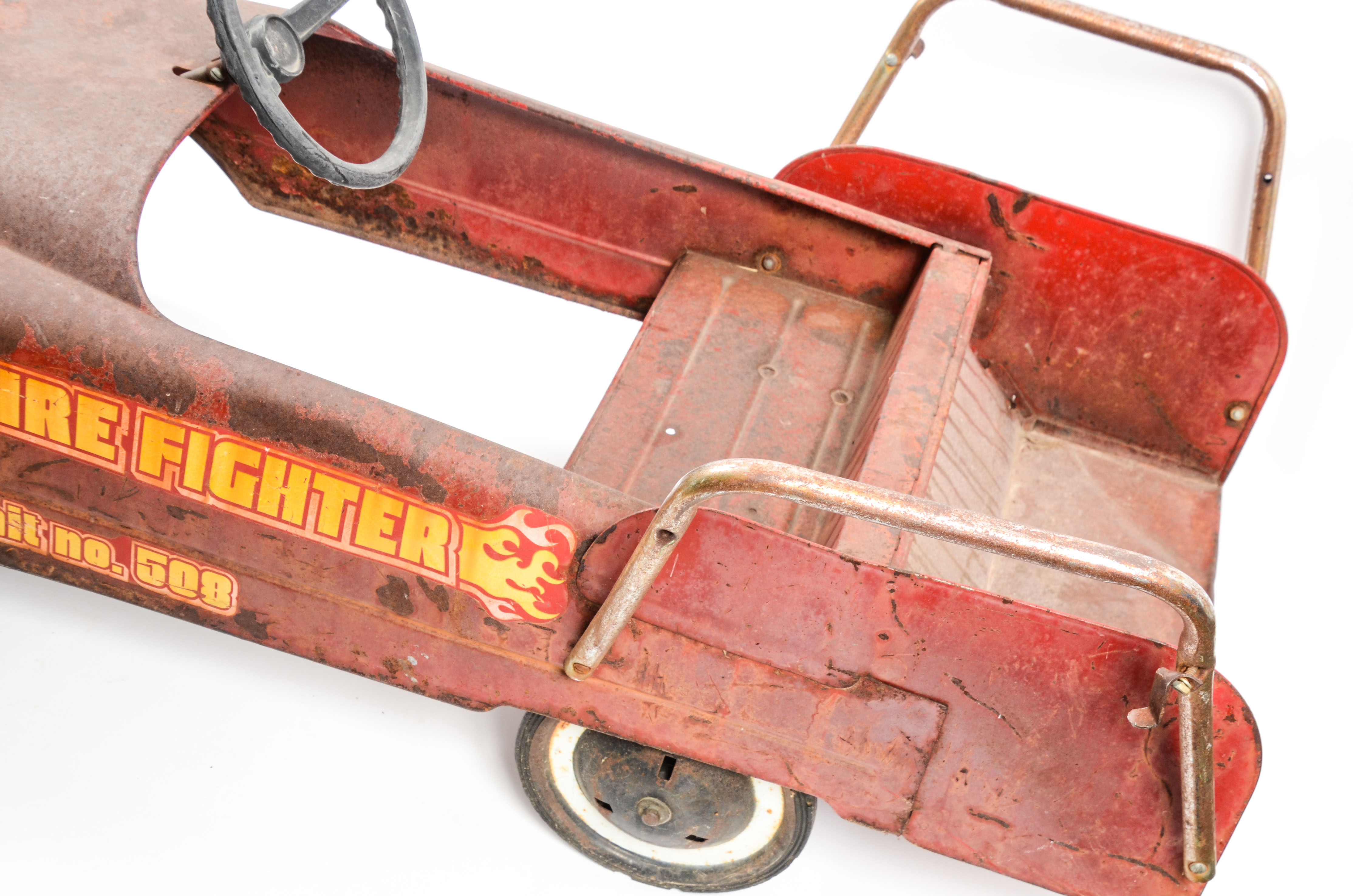 Vintage Fire Fighter Pedal Car