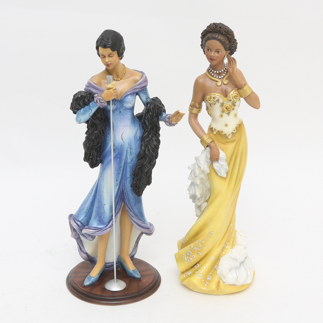 "Marissa" and "Gloria" Figurines by Home Interiors