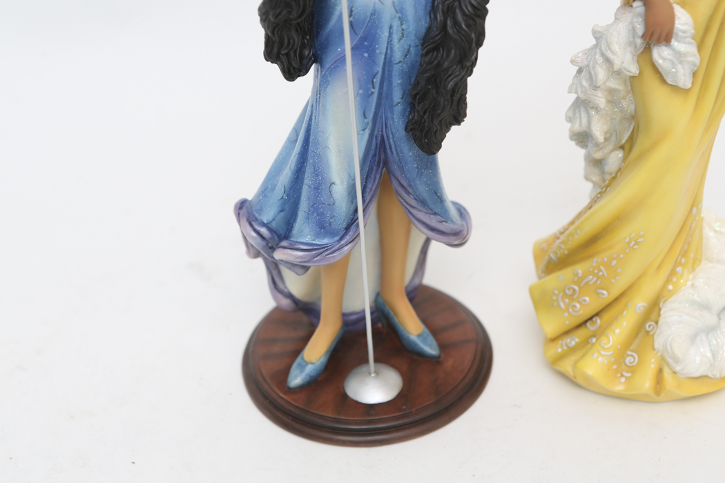 "Marissa" and "Gloria" Figurines by Home Interiors