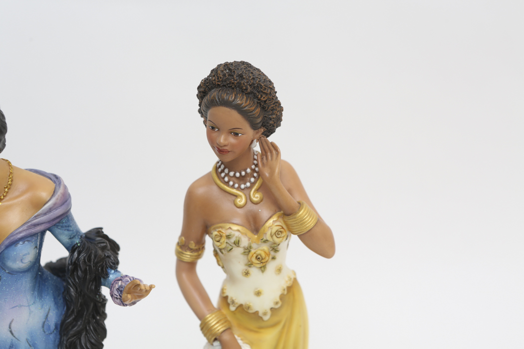 "Marissa" and "Gloria" Figurines by Home Interiors