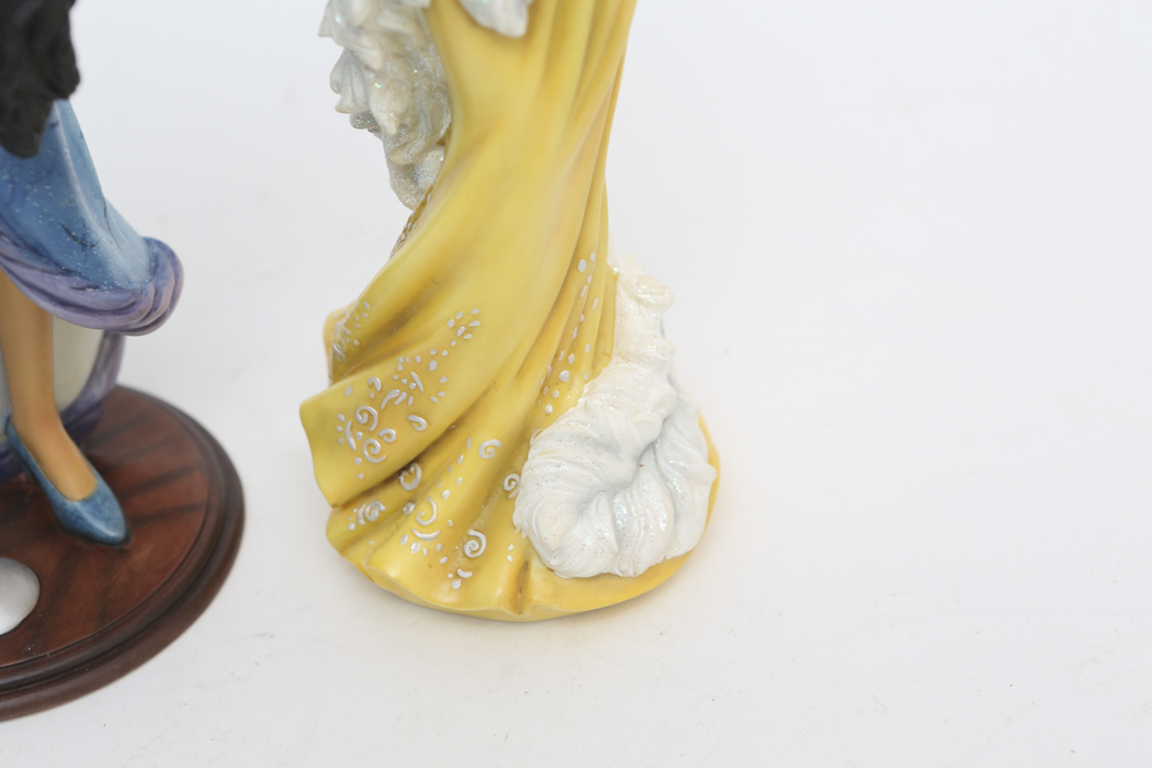 "Marissa" and "Gloria" Figurines by Home Interiors