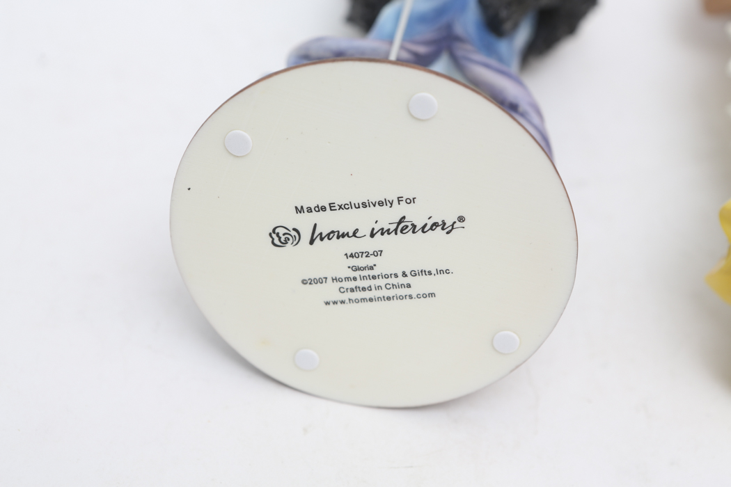 "Marissa" and "Gloria" Figurines by Home Interiors