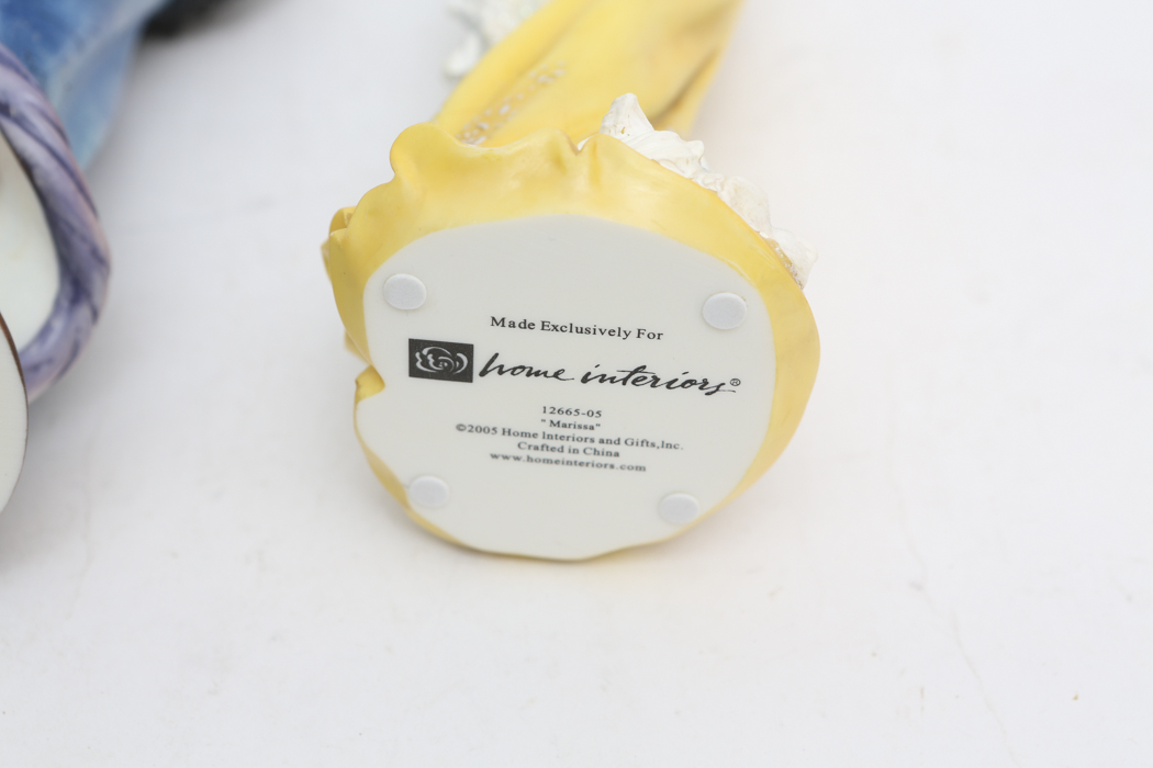 "Marissa" and "Gloria" Figurines by Home Interiors