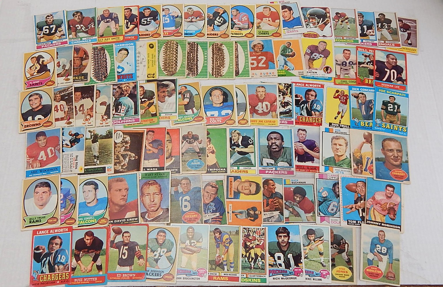 1950s to 1970s Mostly TOPPS Football Card Collection