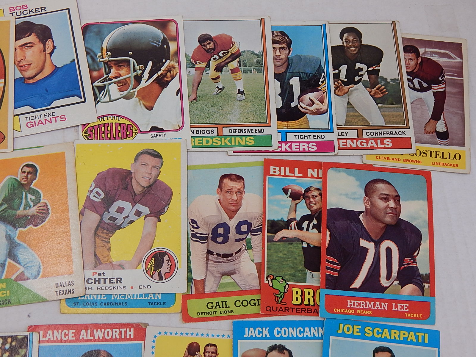 1950s to 1970s Mostly TOPPS Football Card Collection