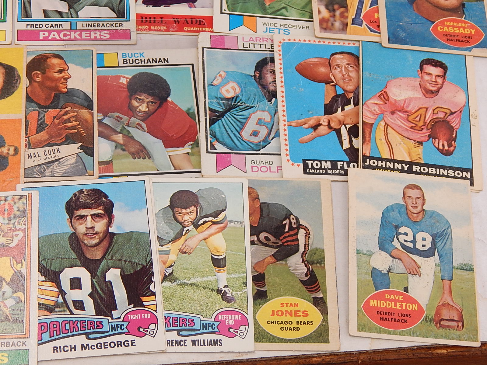1950s to 1970s Mostly TOPPS Football Card Collection