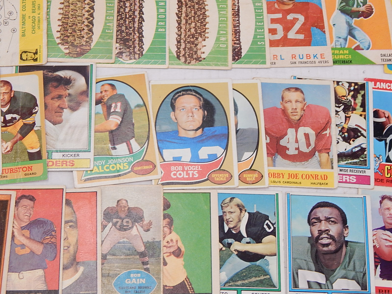 1950s to 1970s Mostly TOPPS Football Card Collection