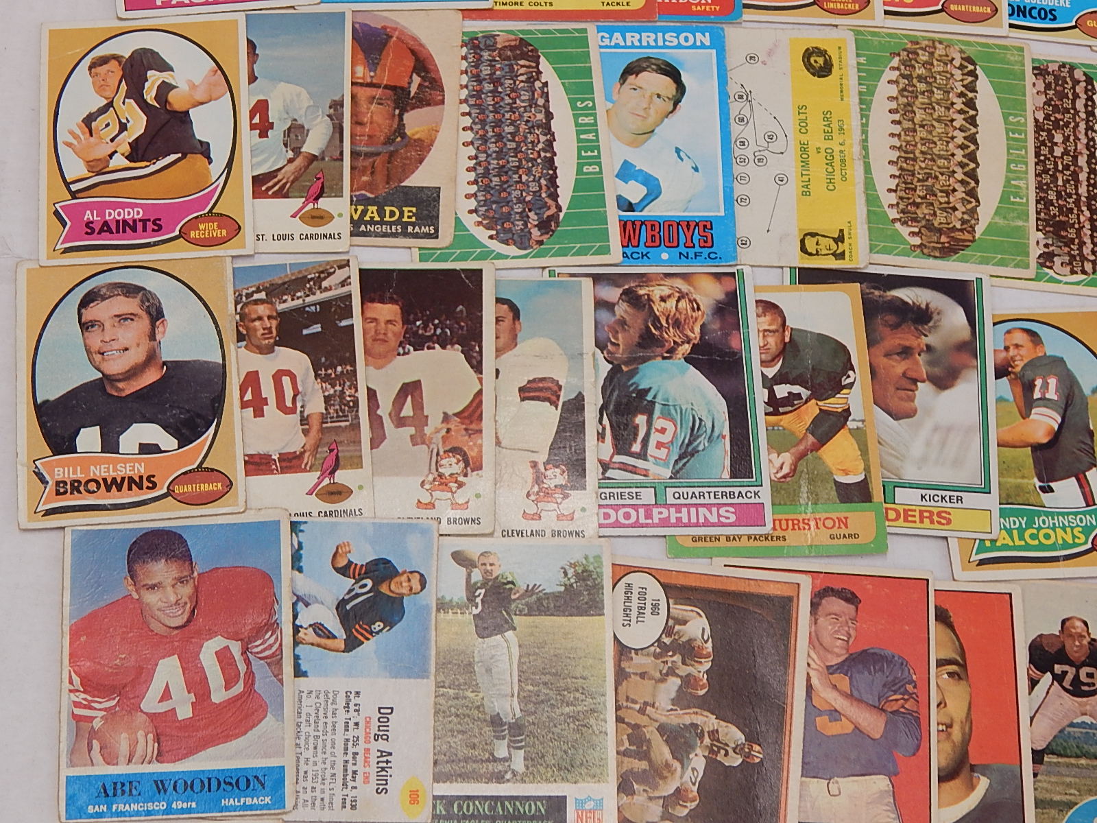 1950s to 1970s Mostly TOPPS Football Card Collection