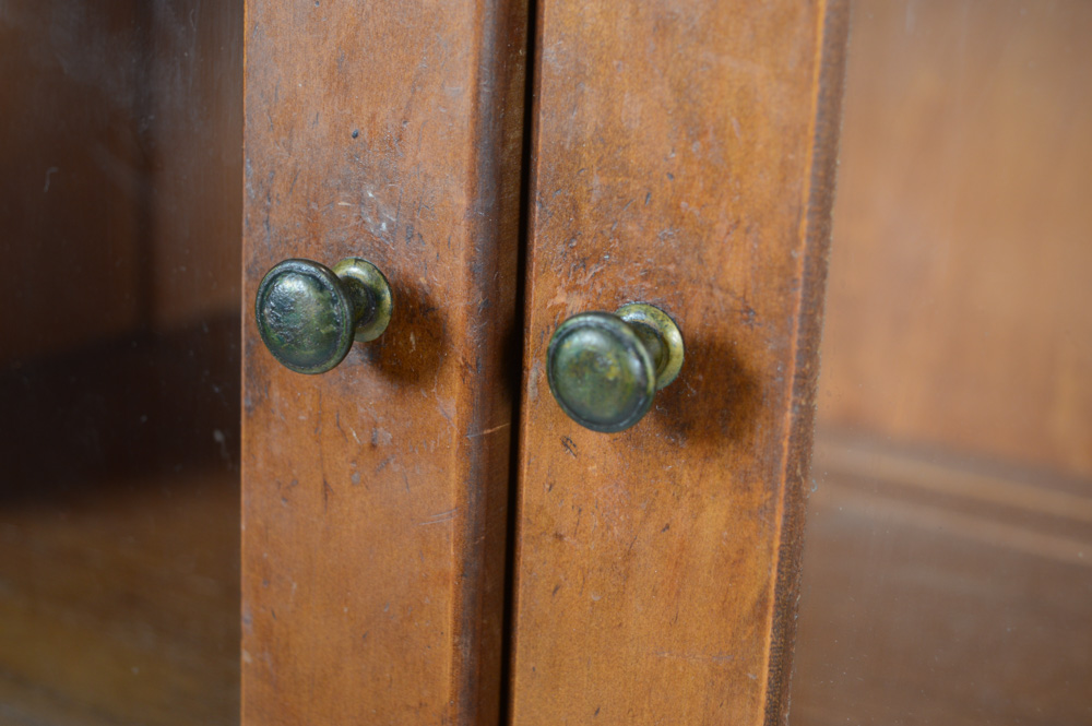 Vintage Maple China Cabinet