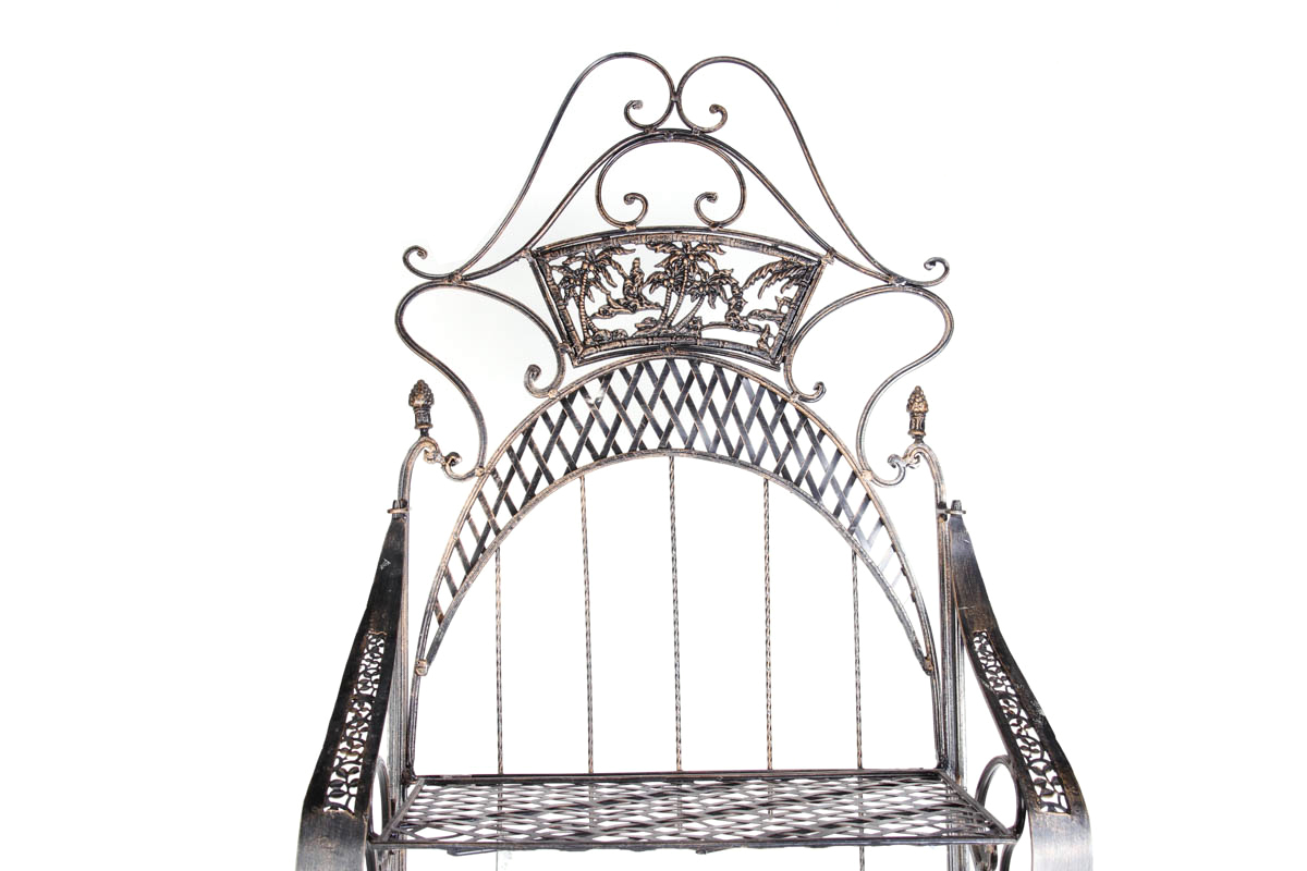 Ornate Metal Baker's Rack