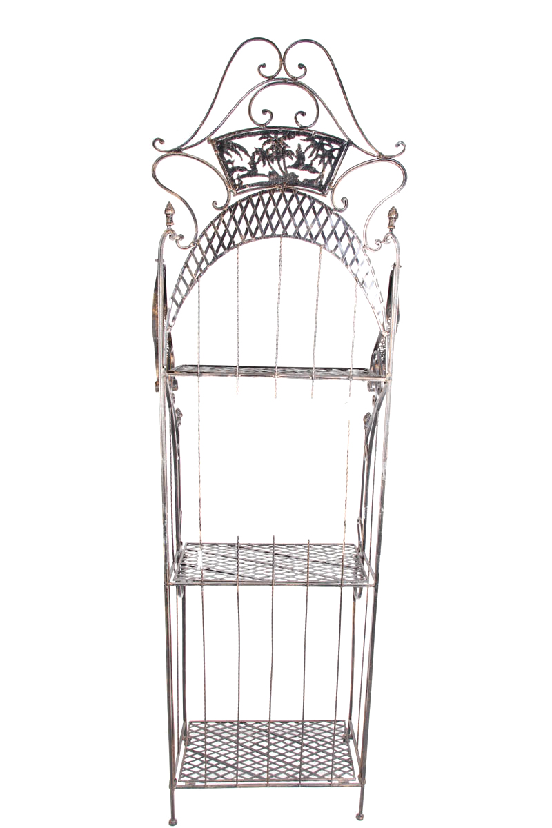 Ornate Metal Baker's Rack