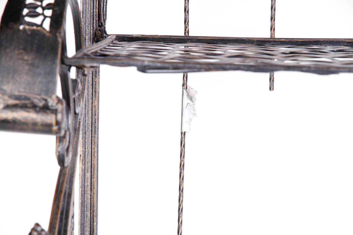 Ornate Metal Baker's Rack