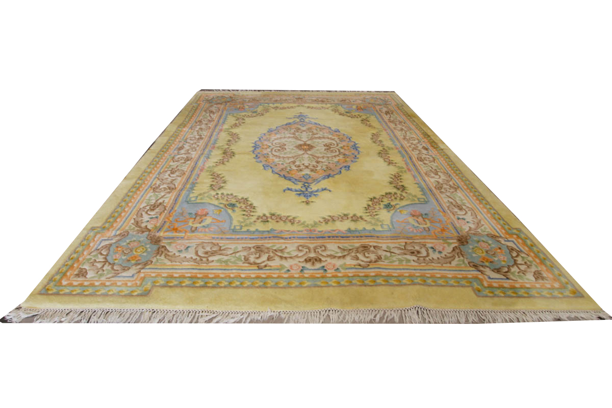 Power Loomed Chinese Carved Area Rug