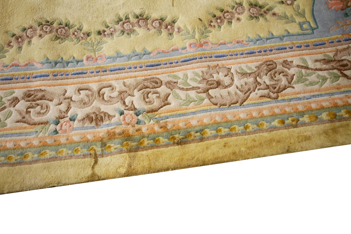 Power Loomed Chinese Carved Area Rug