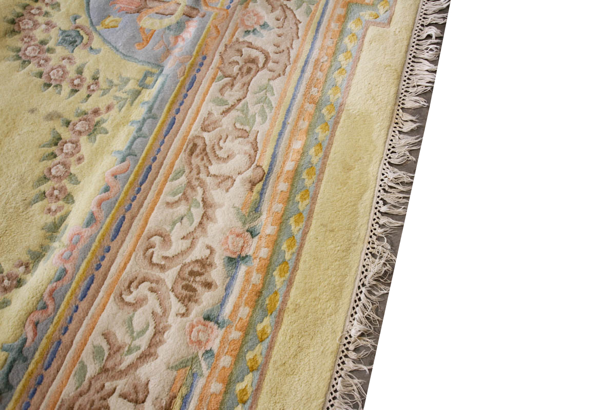 Power Loomed Chinese Carved Area Rug